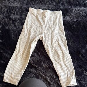Carter's Cream Striped Kids Leggings